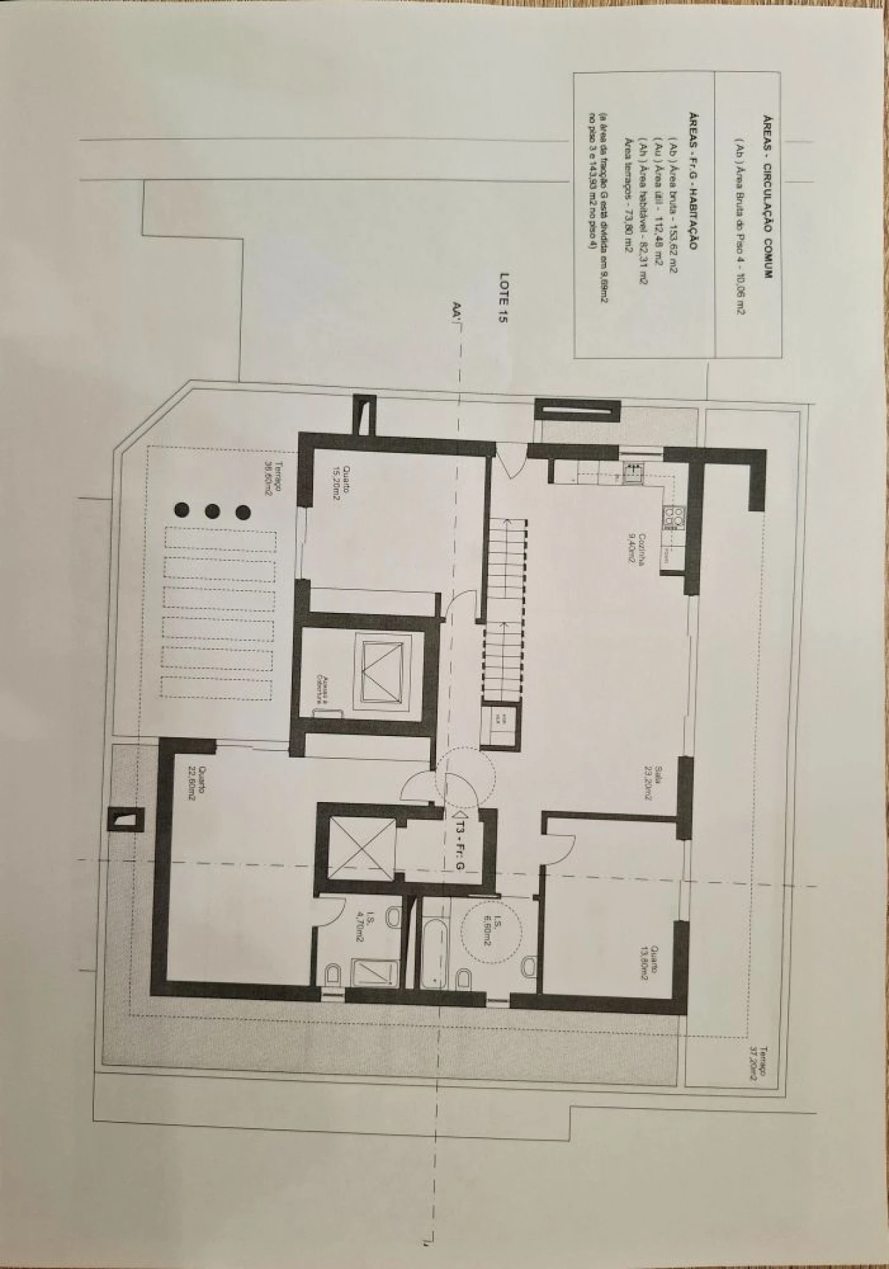 Apartamento T3 para Venda em Caldas da Rainha - Santo Onofre e Serra do Bouro Planta 2