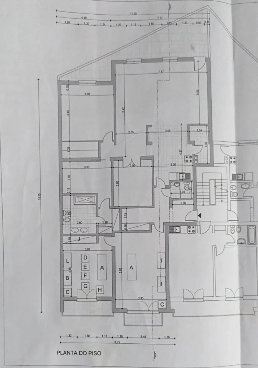 Apartamento T4 para Venda em Rio Maior Planta 1