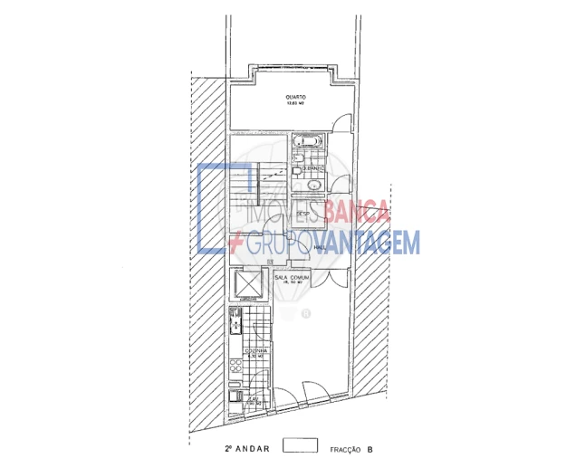 Apartamento T1 para Venda em Paranhos Foto 12