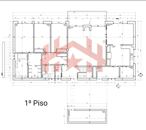 Moradia T7 para Venda em Alvados e Alcaria Planta 2