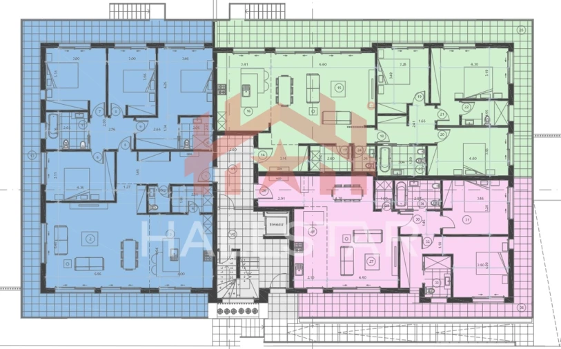 Apartamento T4 para Venda em Parceiros e Azoia Planta 1