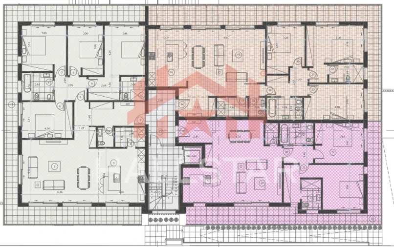 Apartamento T3 para Venda em Parceiros e Azoia Planta 1