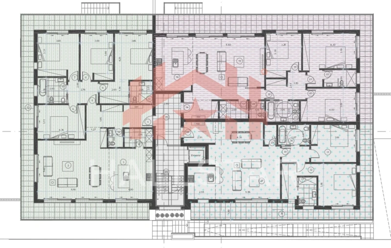 Apartamento T4 para Venda em Parceiros e Azoia Planta 1