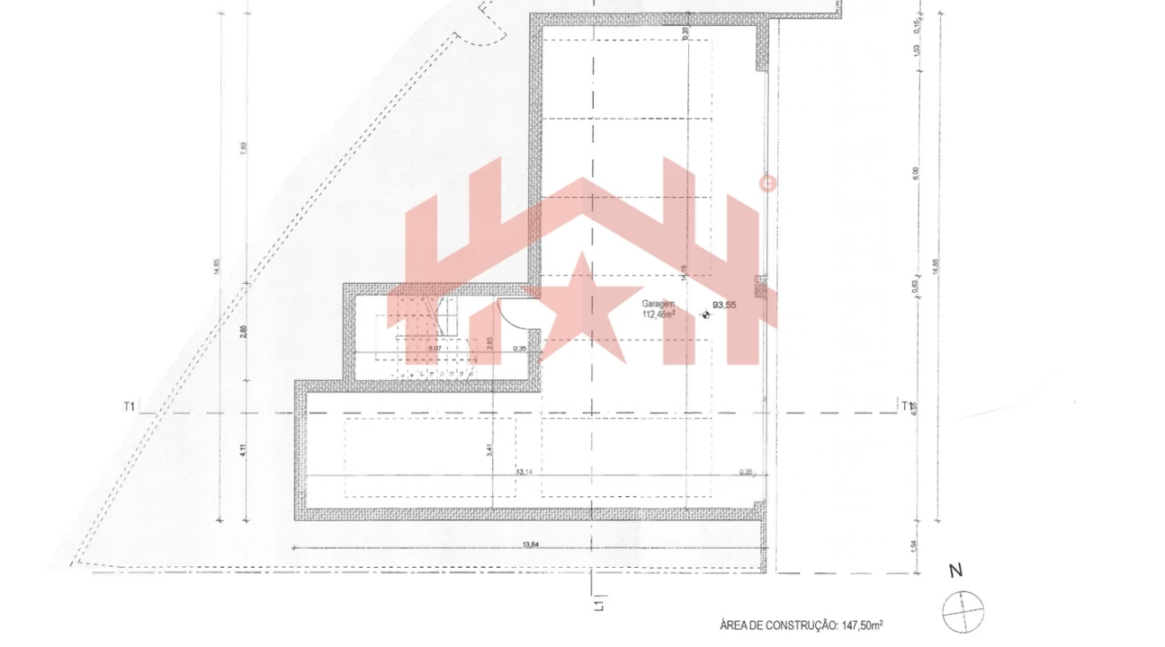 Apartamento T1 para Venda em Marrazes e Barosa Planta 2