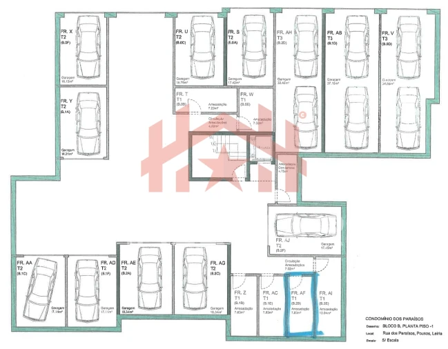 Apartamento T1 para Venda em Leiria, Pousos, Barreira e Cortes Planta 3