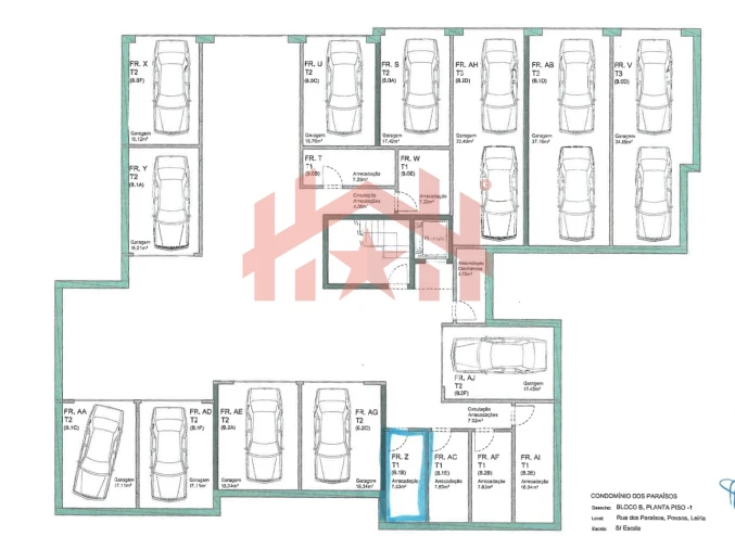 Apartamento T1 para Venda em Leiria, Pousos, Barreira e Cortes Planta 3