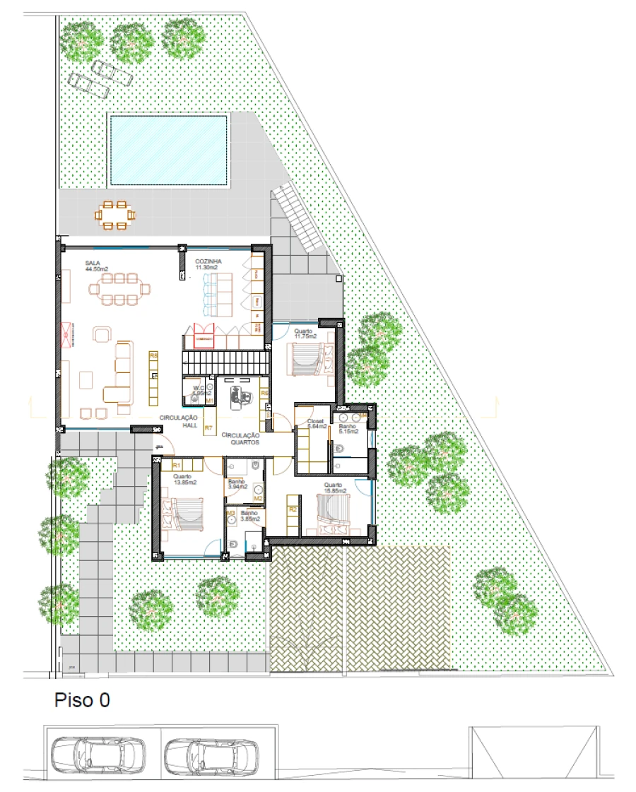 Moradia T3 para Venda em São Vitor (Braga) Planta 1
