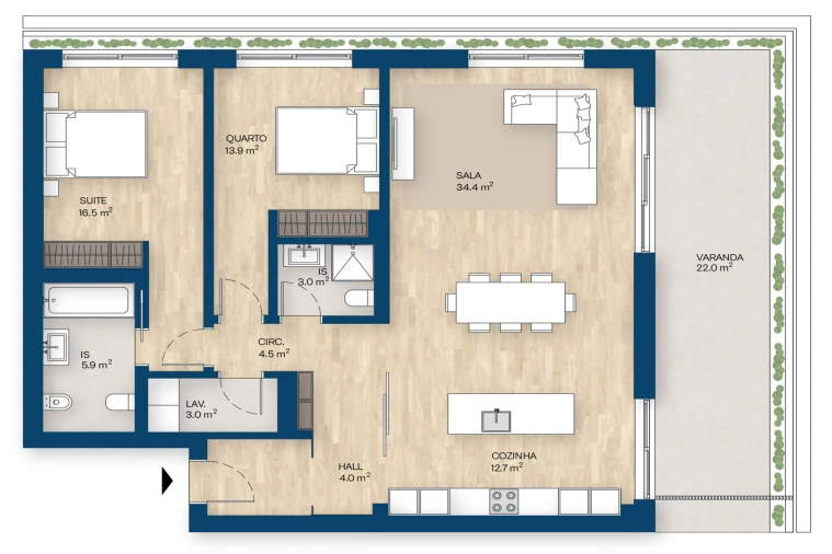 Apartamento T2 para Venda em Canidelo Foto 11
