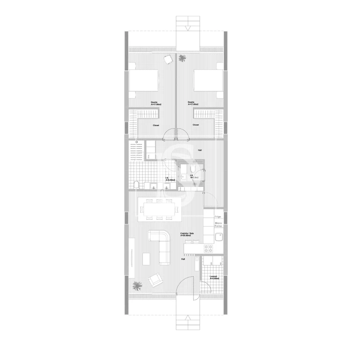 Apartamento T2 para Venda em Vila das Aves Foto 30