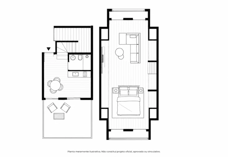Apartamento T0 para Venda em Matosinhos e Leça da Palmeira Planta 1