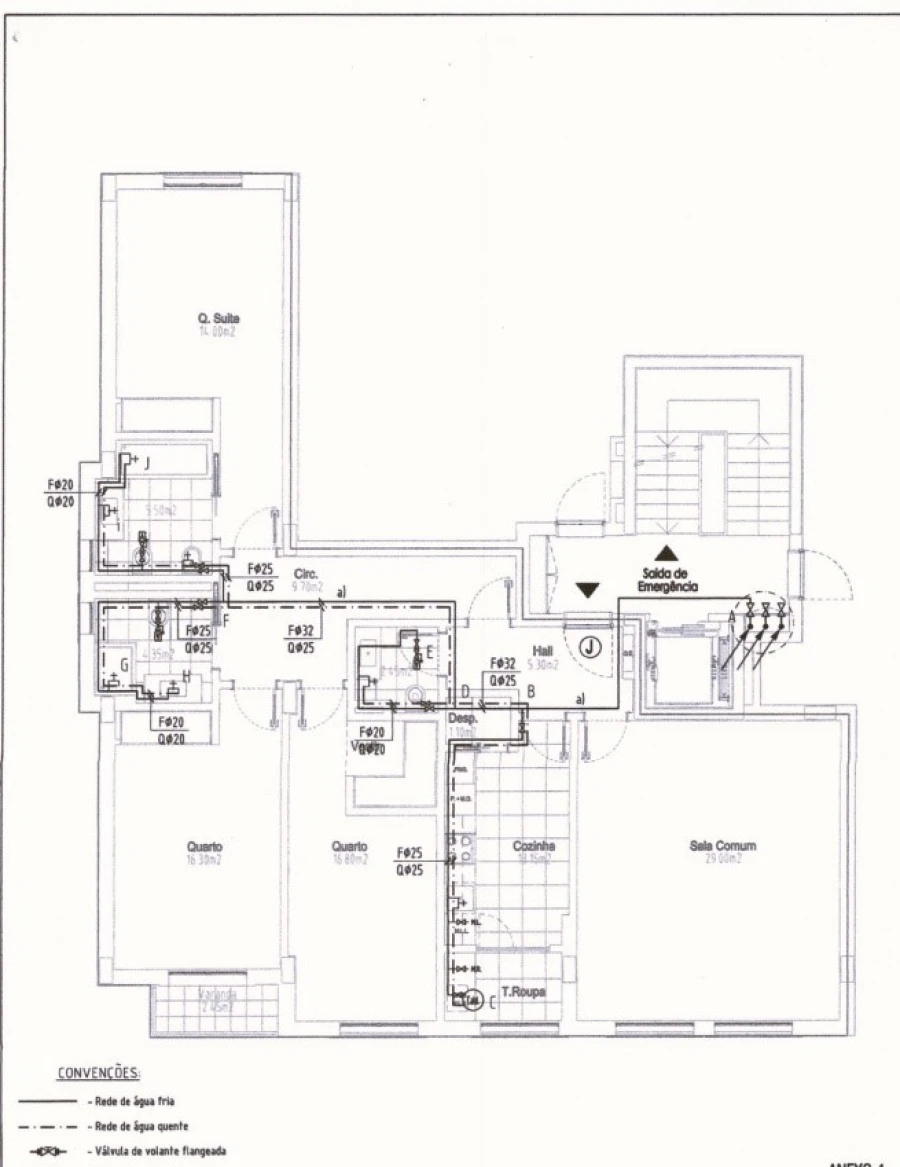 Apartamento T3 para Venda em Venda do Pinheiro e Santo Estêvão das Galés Planta 1