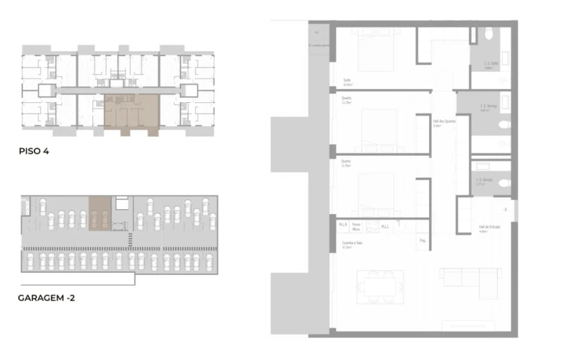 Apartamento T3 para Venda em Valongo Planta 1