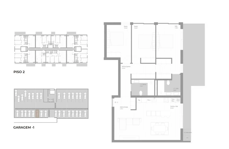 Apartamento T3 para Venda em Valongo Planta 1