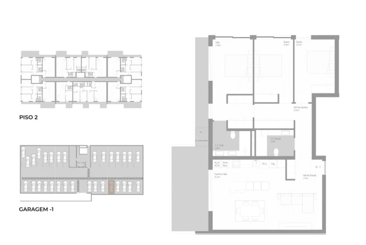 Apartamento T3 para Venda em Valongo Planta 1