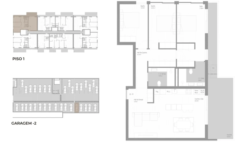 Apartamento T3 para Venda em Valongo Planta 1