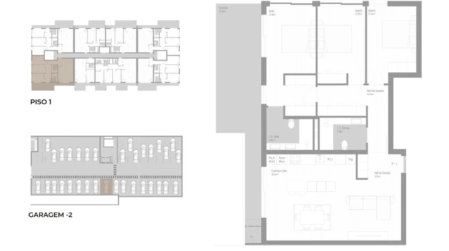 Apartamento T3 para Venda em Valongo Planta 1