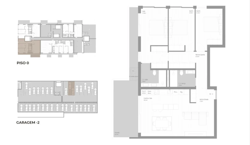 Apartamento T3 para Venda em Valongo Planta 1