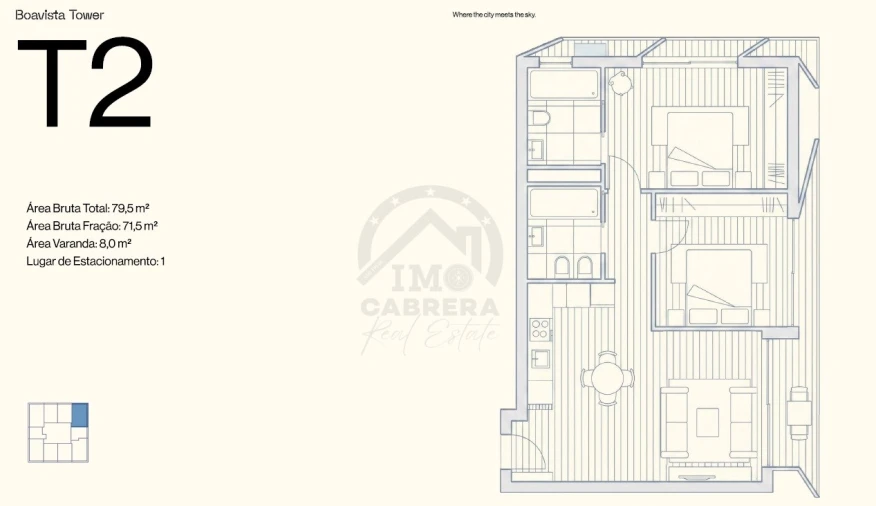 Apartamento T2 para Venda em Ramalde Foto 12