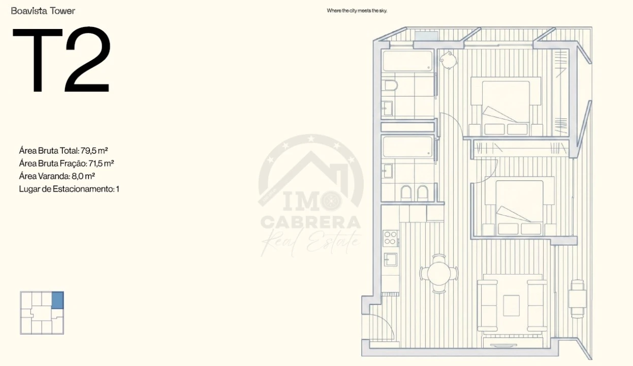 Apartamento T2 para Venda em Ramalde Foto 12