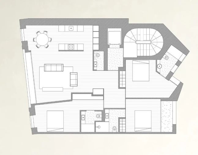 Apartamento T3 para Venda em Cedofeita, Santo Ildefonso, Sé, Miragaia, São Nicolau e Vitória Planta 1