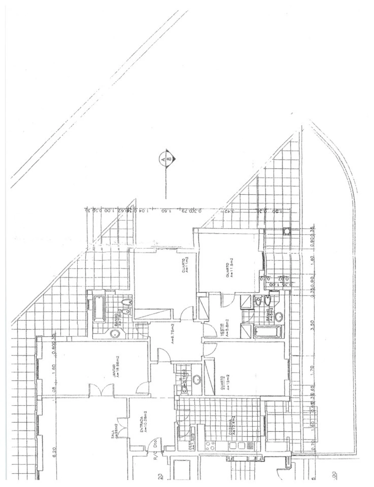 Apartamento T3 para Arrendamento em Santa Maria e São Miguel, São Martinho, São Pedro Penaferrim Foto 36
