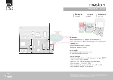 Apartamento T1 para Venda em Santa Clara e Castelo Viegas