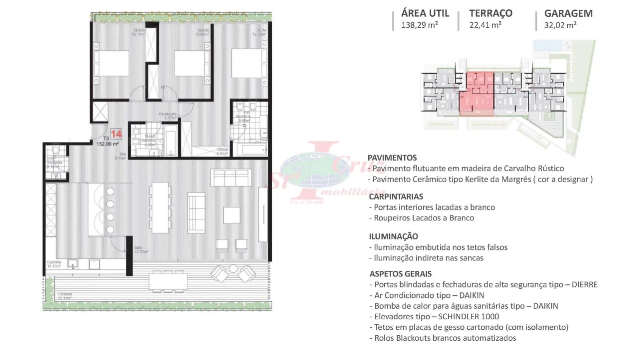Apartamento T3 para Venda em Santa Clara e Castelo Viegas Foto 13