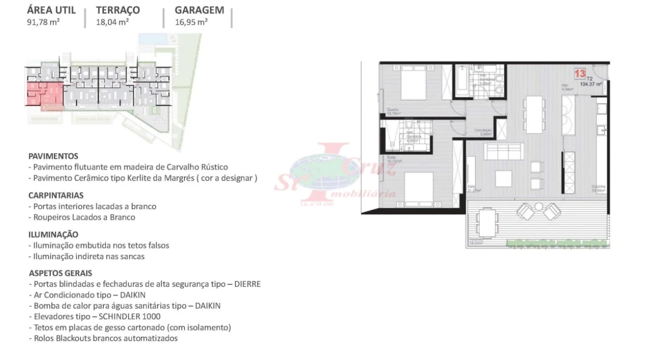 Apartamento T2 para Venda em Santa Clara e Castelo Viegas Foto 13