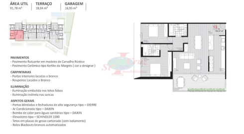Apartamento T2 para Venda em Santa Clara e Castelo Viegas