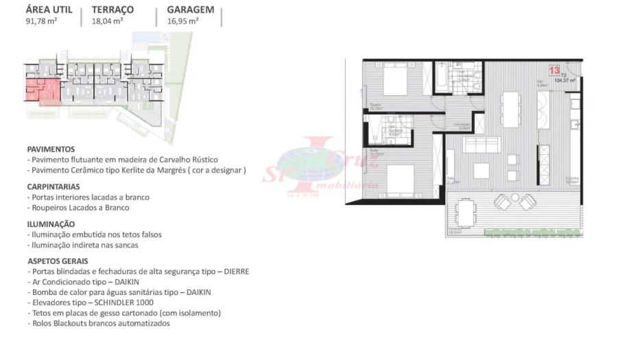 Apartamento T2 para Venda em Santa Clara e Castelo Viegas Foto 13