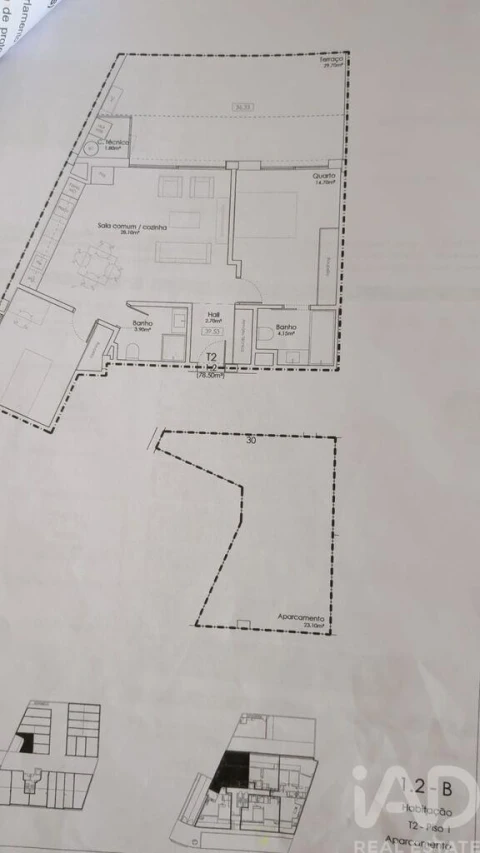 Apartamento T2 para Venda em Gulpilhares e Valadares