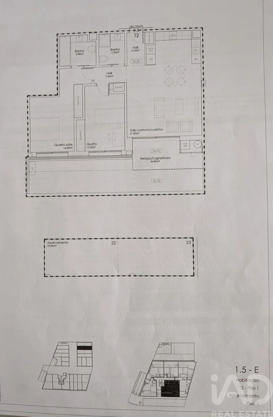 Apartamento T2 para Venda em Gulpilhares e Valadares Foto 13