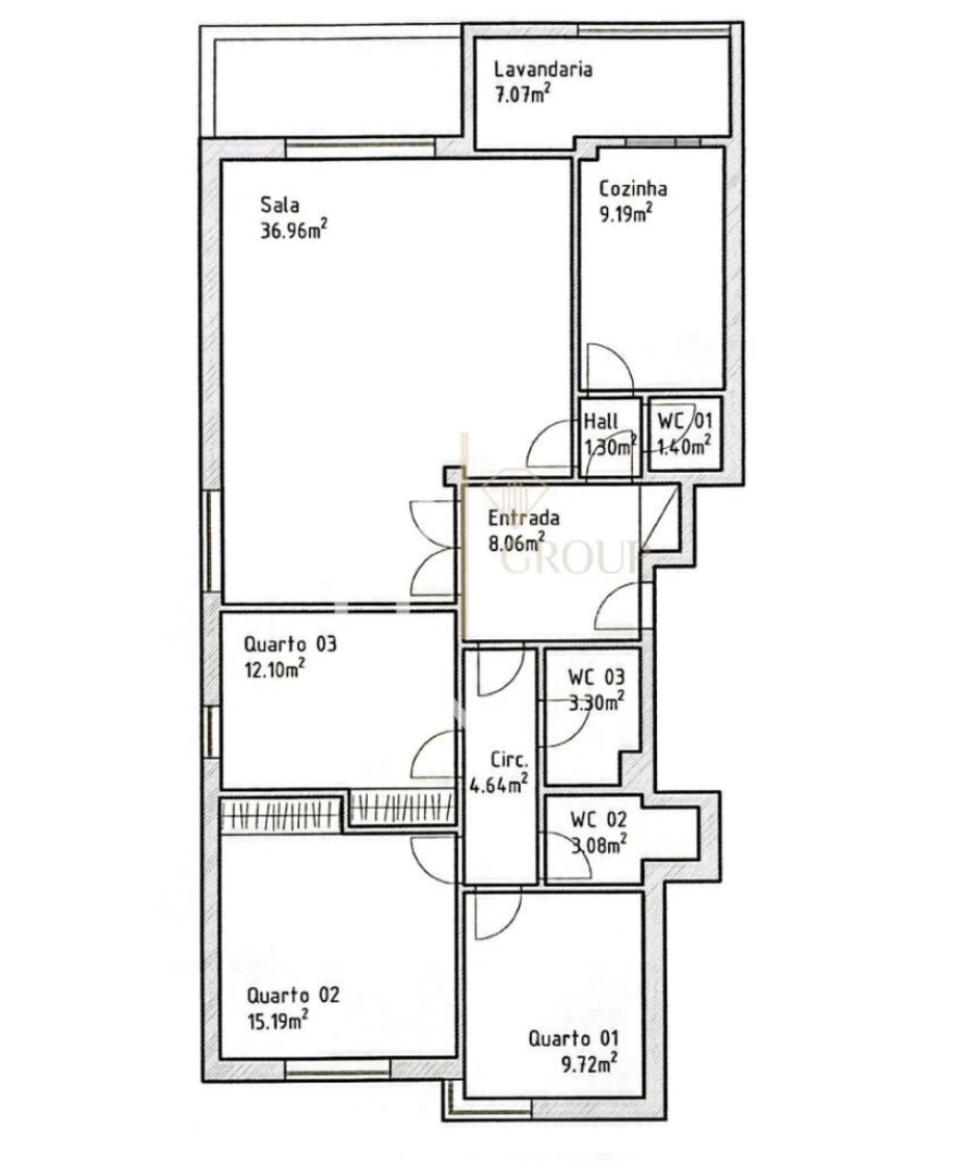 Apartamento T3 para Venda em Aldoar, Foz do Douro e Nevogilde Foto 16