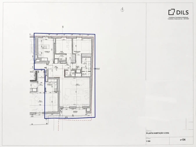 Apartamento T2 para Venda em Estrela Planta 1