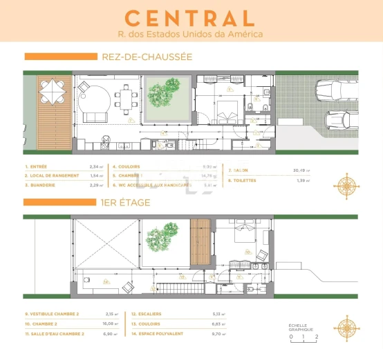 Moradia T2 para Venda em Quarteira Planta 1