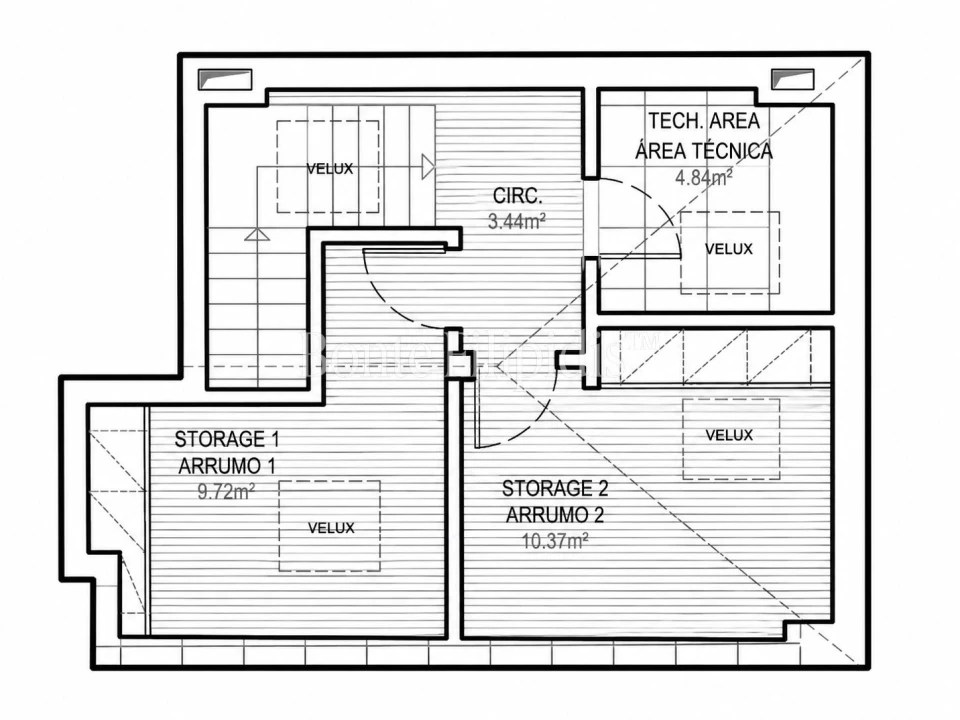 Apartamento T2 para Venda em Campolide Planta 2
