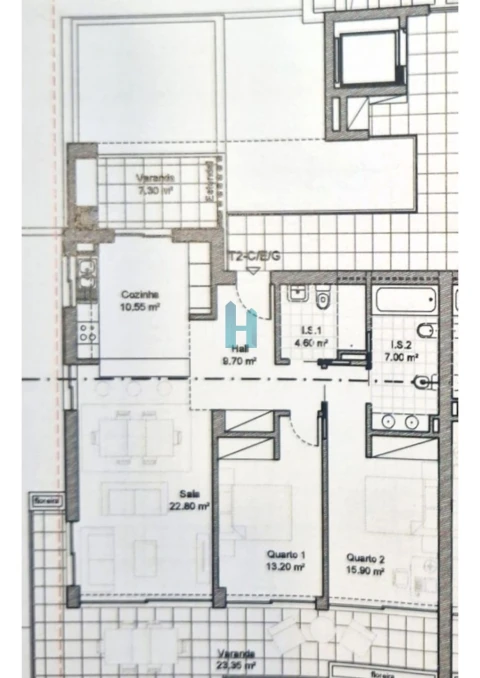 Apartamento T2 para Venda em Alvor
