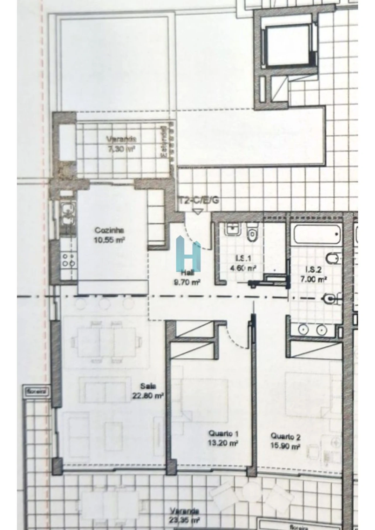Apartamento T2 para Venda em Alvor Foto 15