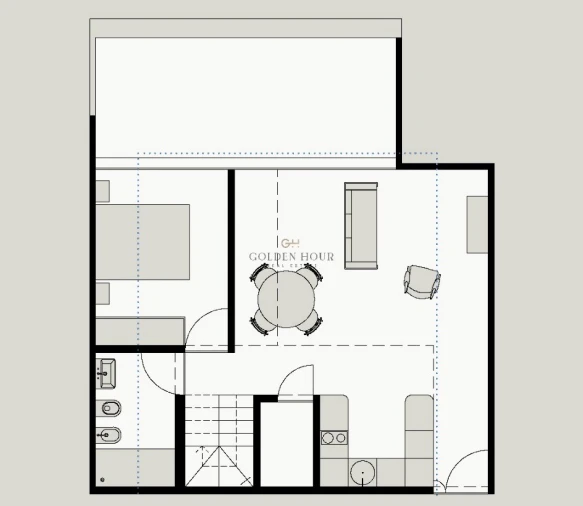 Apartamento T1 para Venda em Santa Marinha e São Pedro da Afurada Planta 1