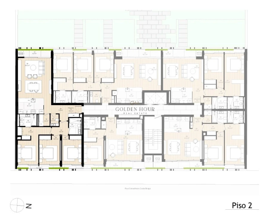 Apartamento T3 para Venda em Matosinhos e Leça da Palmeira Planta 2
