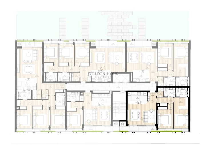 Apartamento T2 para Venda em Matosinhos e Leça da Palmeira Planta 2