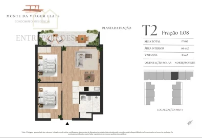Apartamento T2 para Venda em Vilar de Andorinho