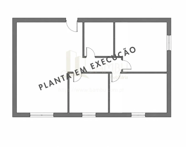 Apartamento T2 para Venda em Moledo e Cristelo Planta 1