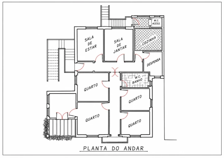Moradia T4 para Venda em Viseu Planta 1