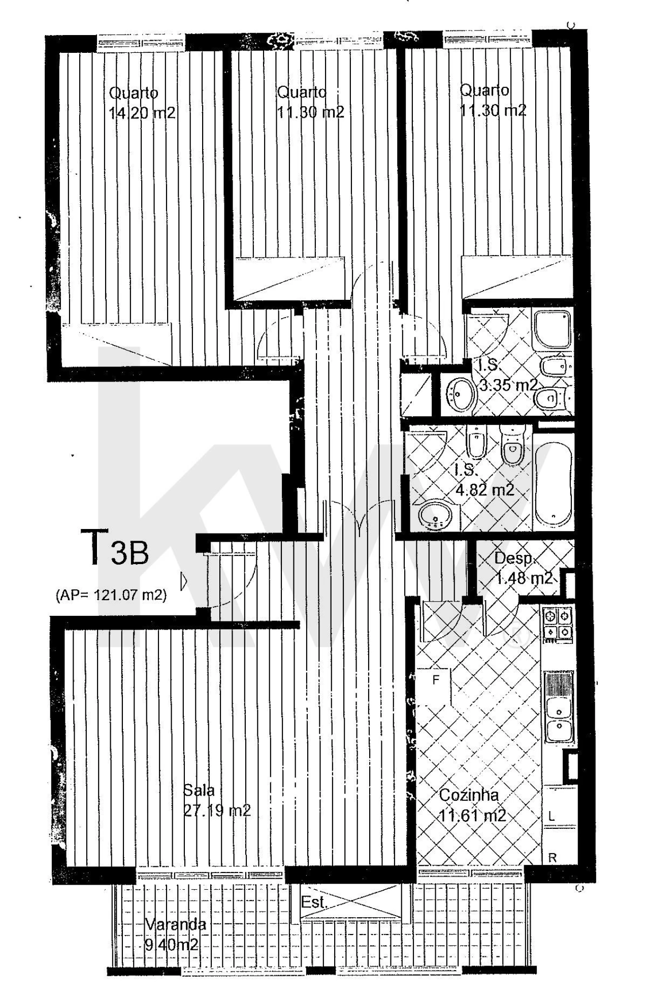 Apartamento T3 para Venda em Quinta do Anjo Foto 34