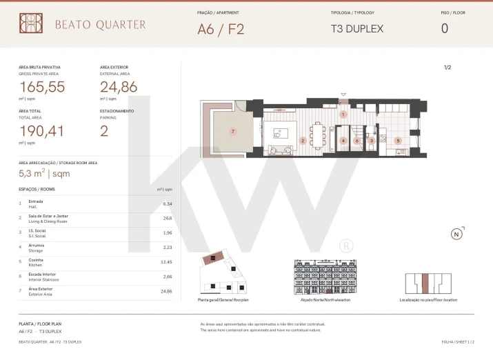Apartamento T3 para Venda em Beato Foto 20