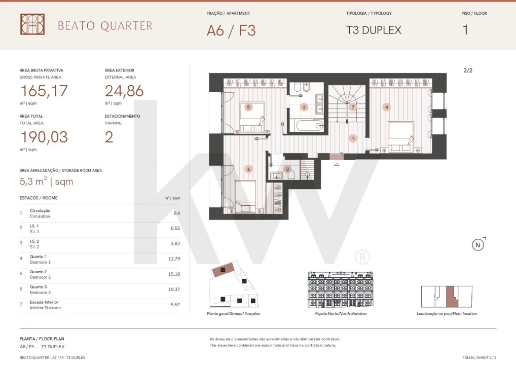Apartamento T3 para Venda em Beato Foto 23
