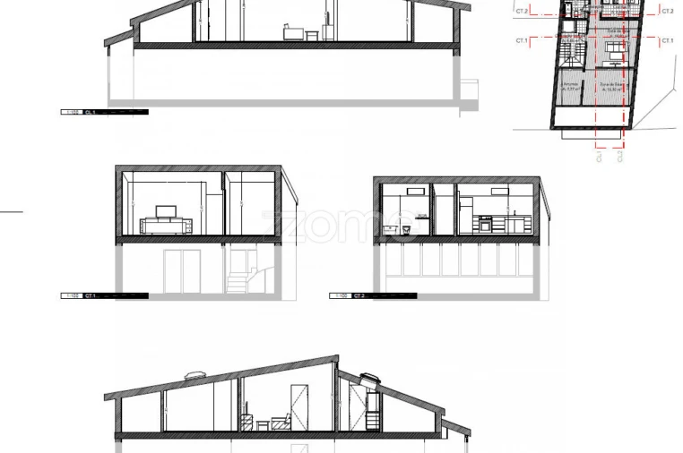 Apartamento T1 para Arrendamento em Mafamude e Vilar do Paraíso Planta 2