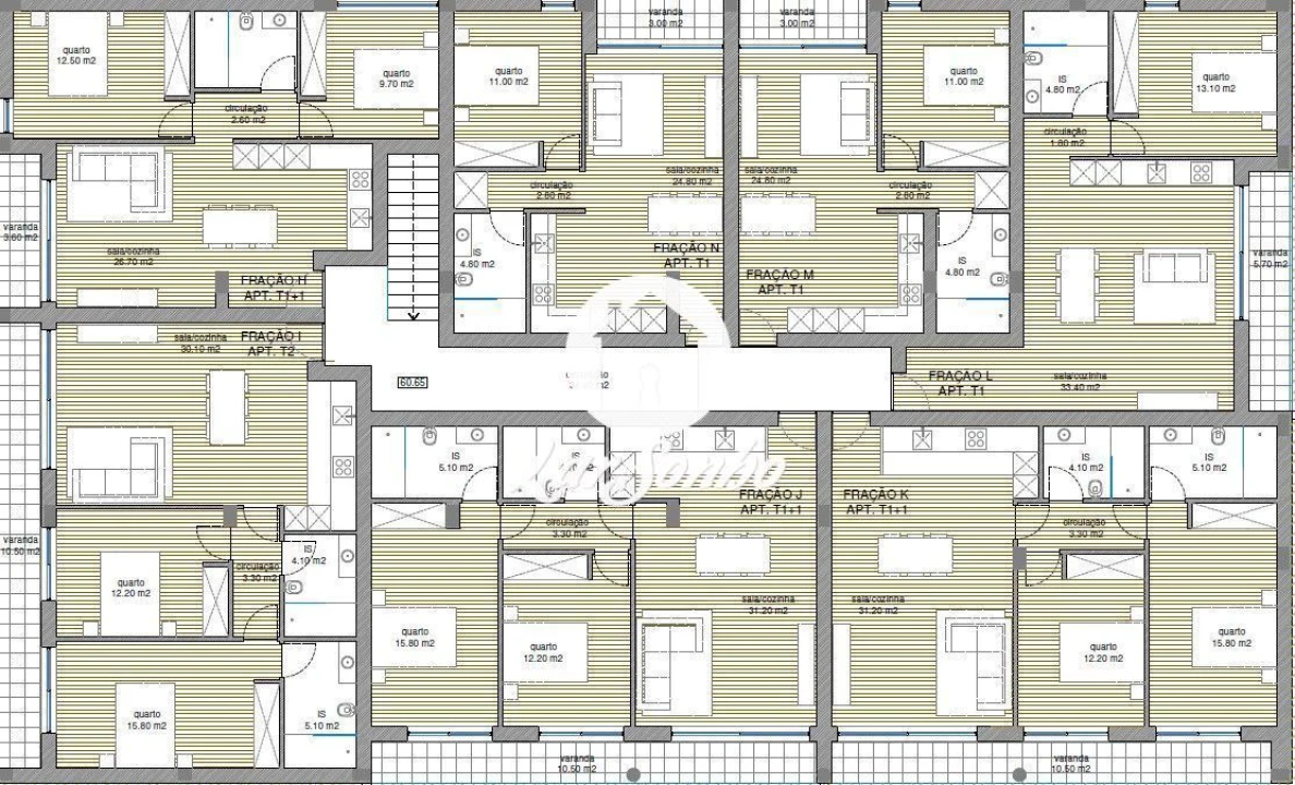 Apartamento T1 para Venda em Manhente Foto 6