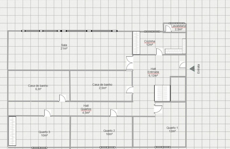 Apartamento T3 para Venda em Aldoar, Foz do Douro e Nevogilde Planta 1